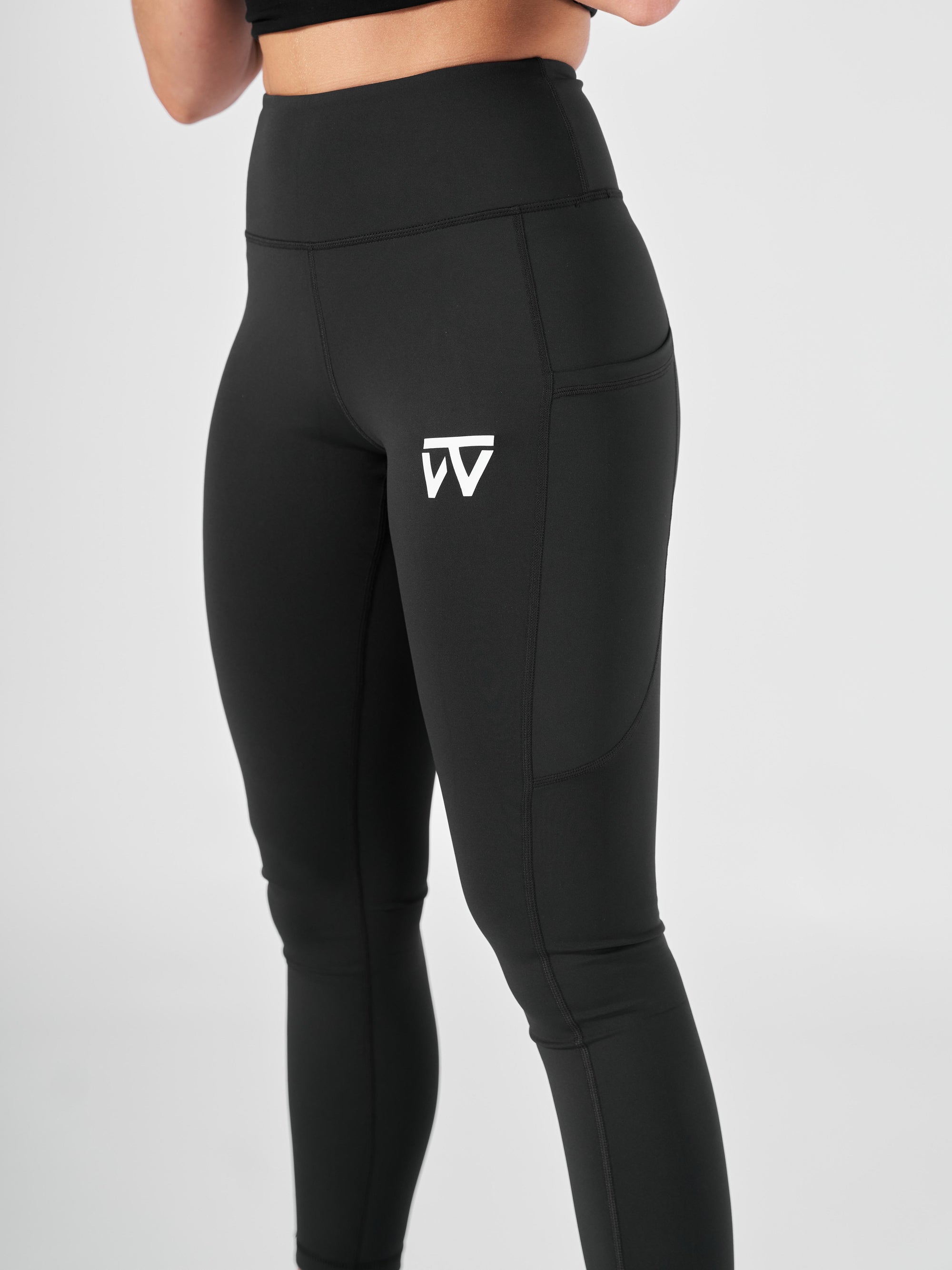 Womens Pure Legging Black, Fitness + Sports + Workout
